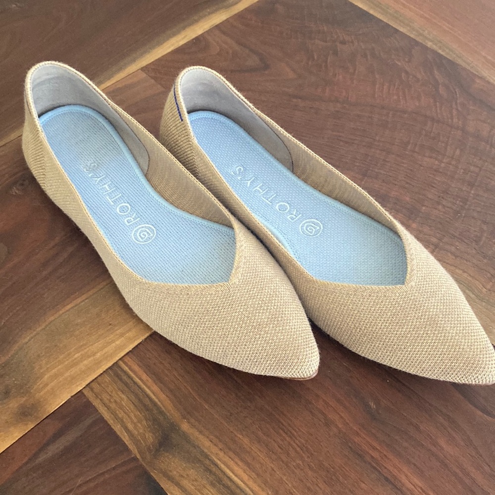 Rothy’s Camel Merino Wool Points size 8.5